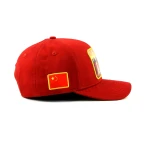 6-Panel Baseball Cap with Flat Embroidery and Rubber Patch - View 10