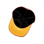 6-Panel Baseball Cap with Flat Embroidery and Rubber Patch - View 12