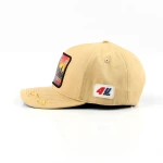 6-Panel Baseball Cap with Flat Embroidery and Rubber Patch - View 7