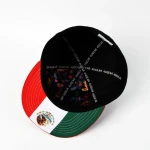 Custom Cap with Flat Embroidery and Metal Plate - View 7