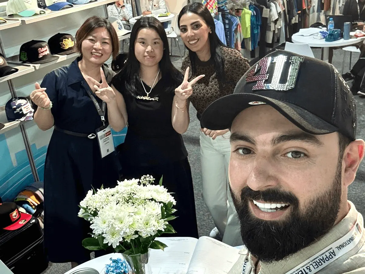 Customer and trade show collage image