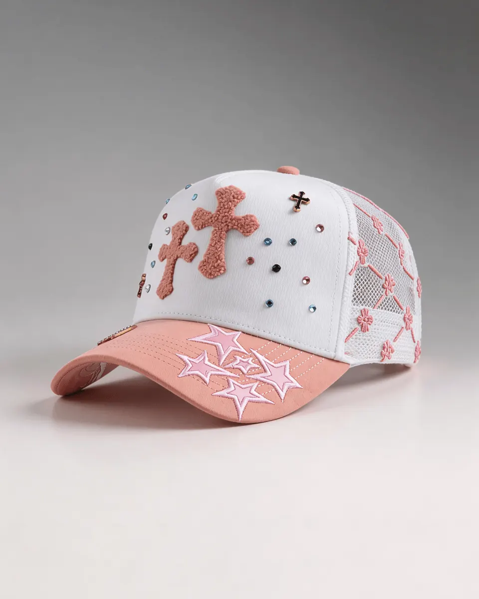 Premium headwear product showcase