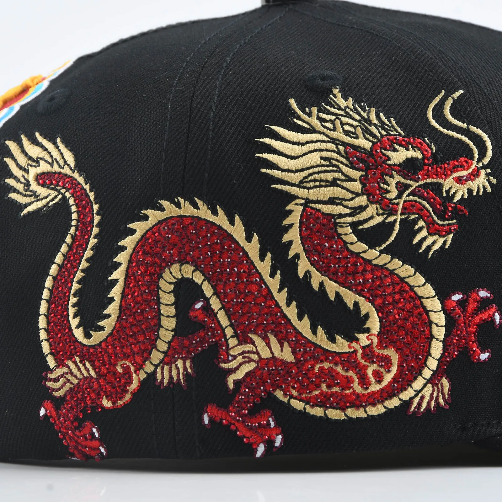 Streetwear with Flat Embroidery and Rhinestone