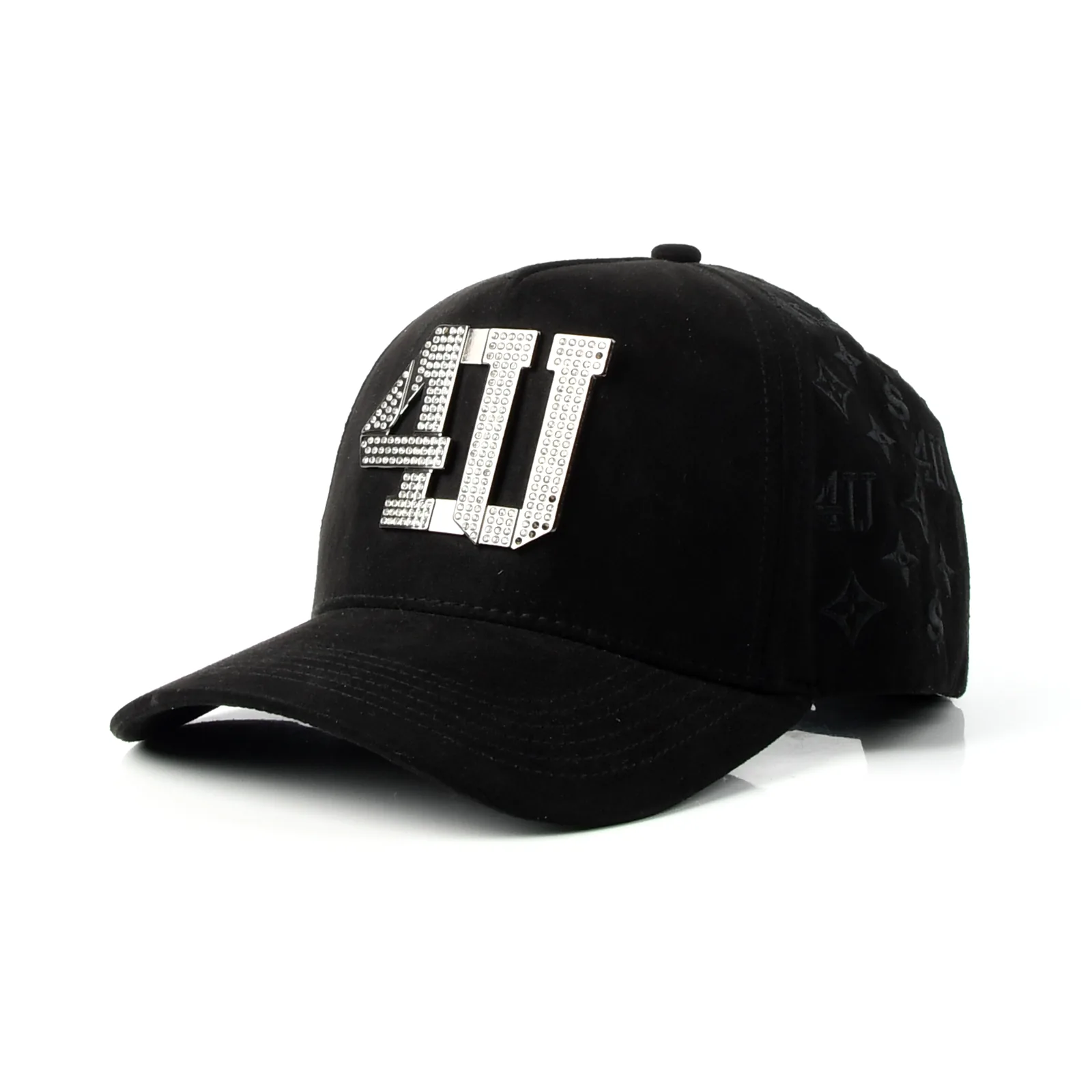 5-Panel Baseball Cap with Metal Plate and Full Embroidery