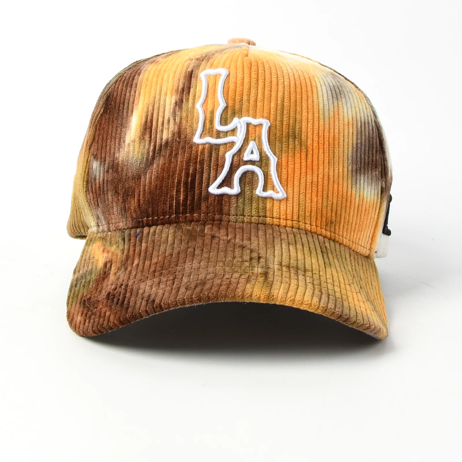 5-Panel Baseball Cap with Flat Embroidery and 3D Embroidery