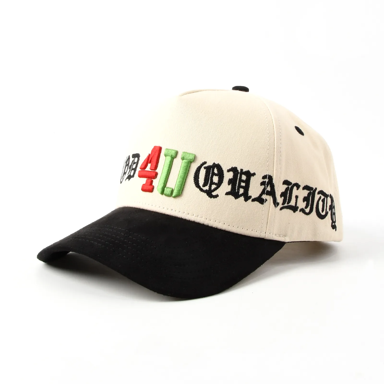 5-Panel Baseball Cap with 3D Embroidery