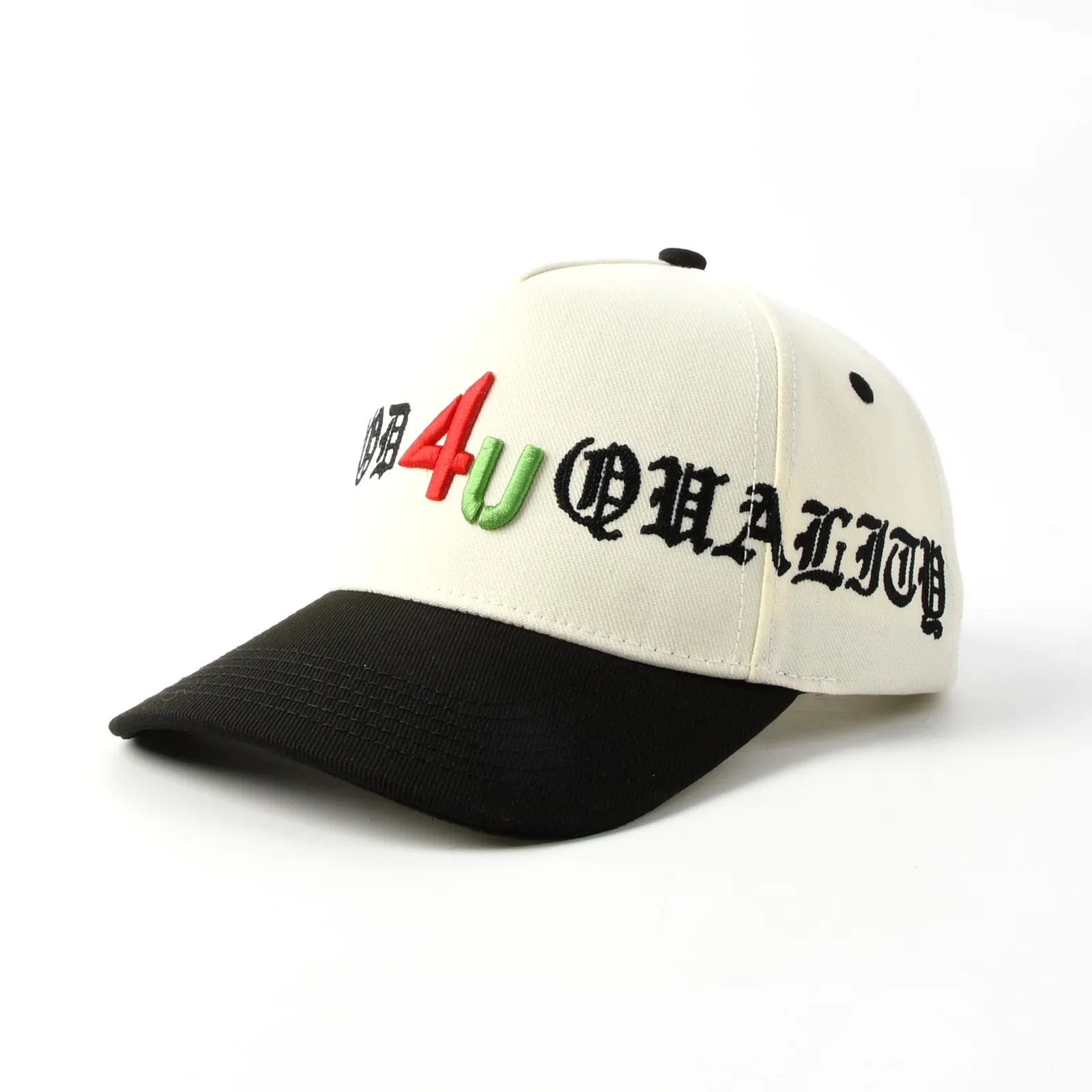 5-Panel Baseball Cap with 3D Embroidery