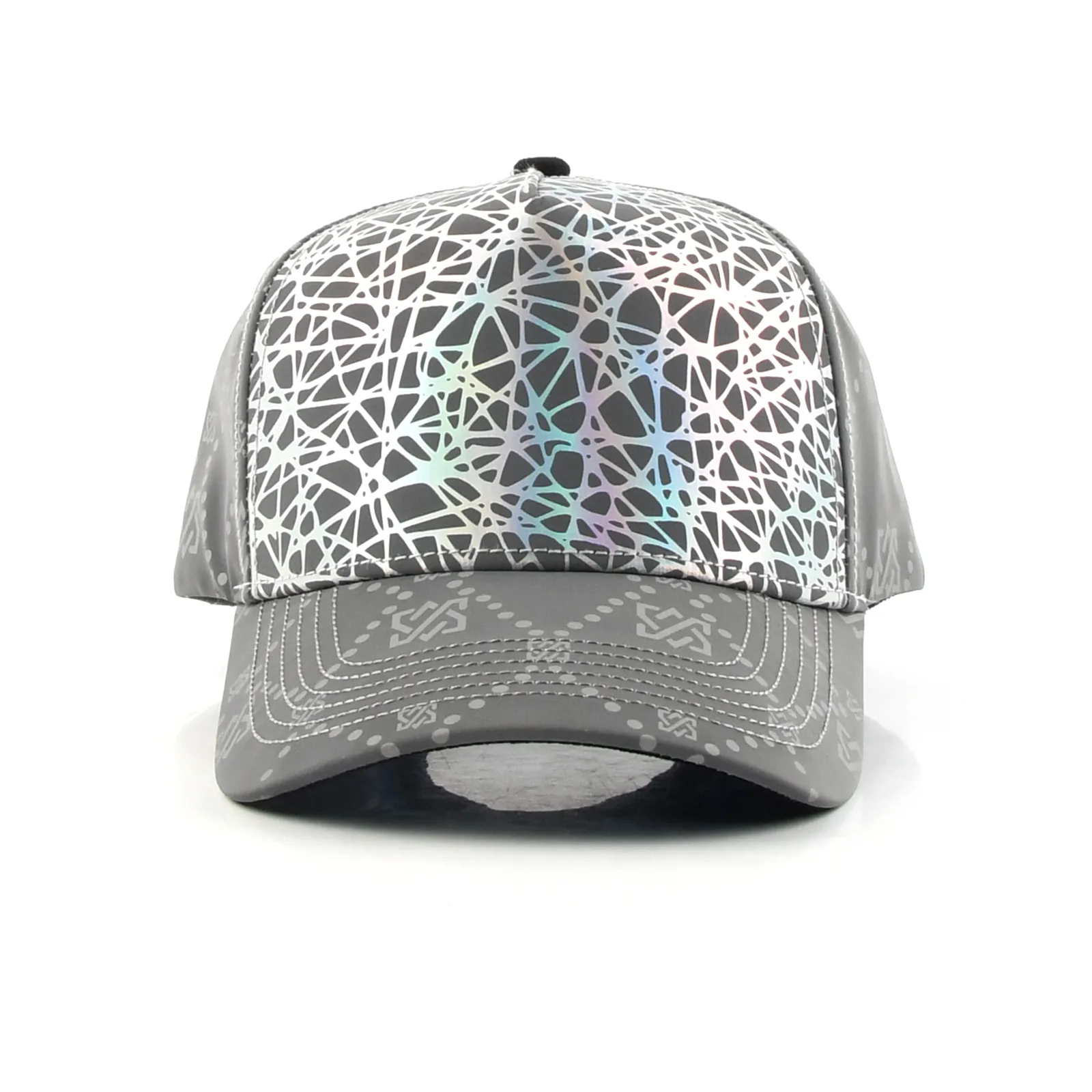 Streetwear 5-Panel Baseball Cap with Flat Embroidery