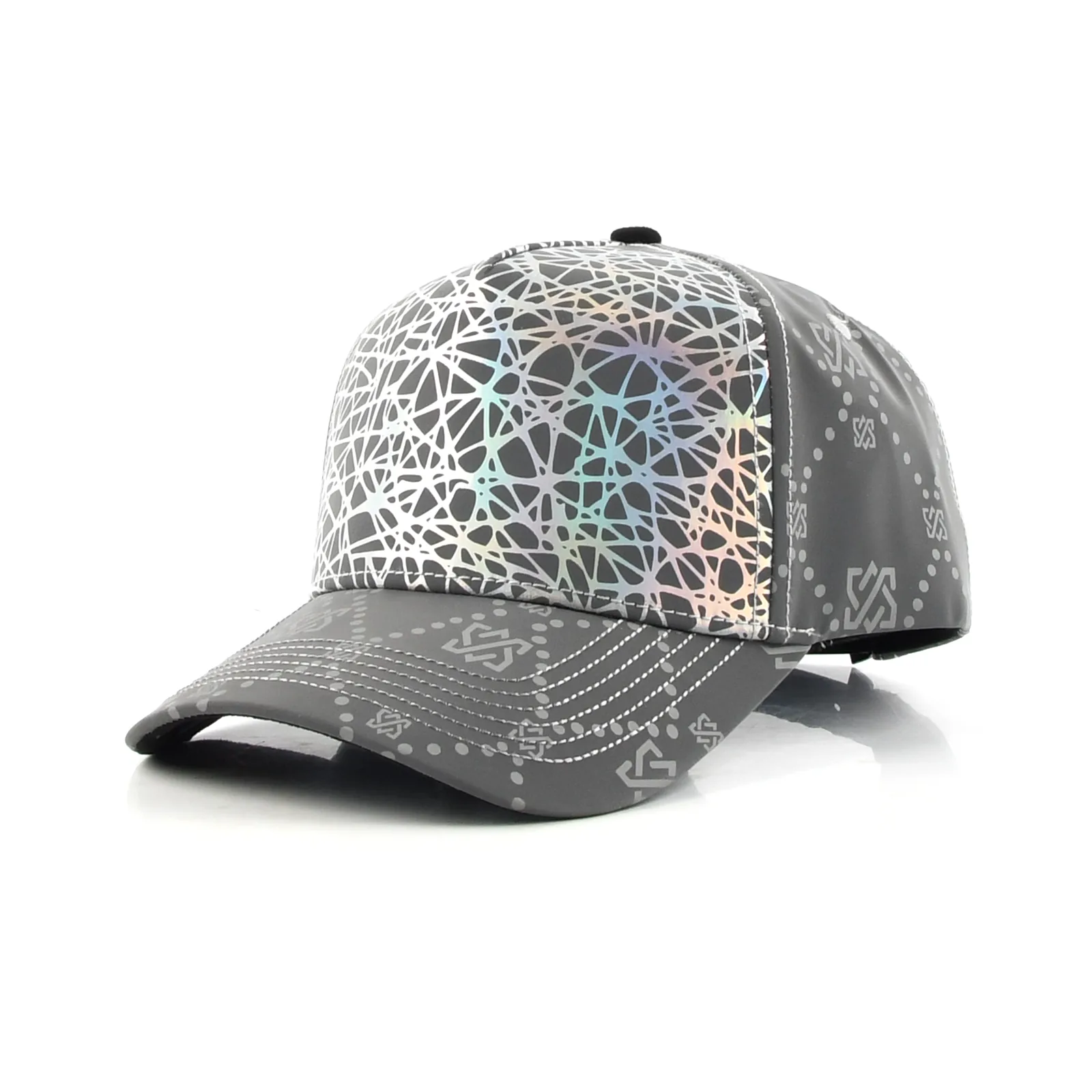 Streetwear 5-Panel Baseball Cap with Flat Embroidery