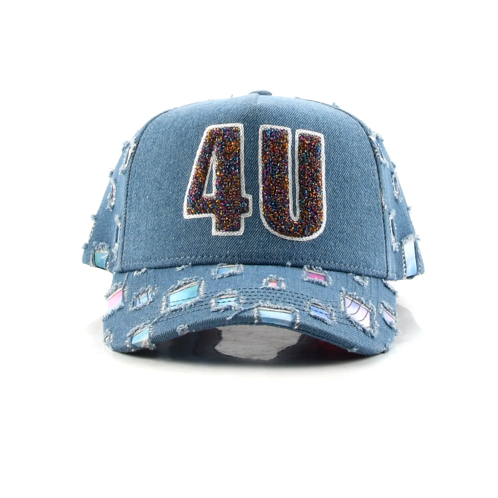 Streetwear 5-Panel Baseball Cap with Flat Embroidery