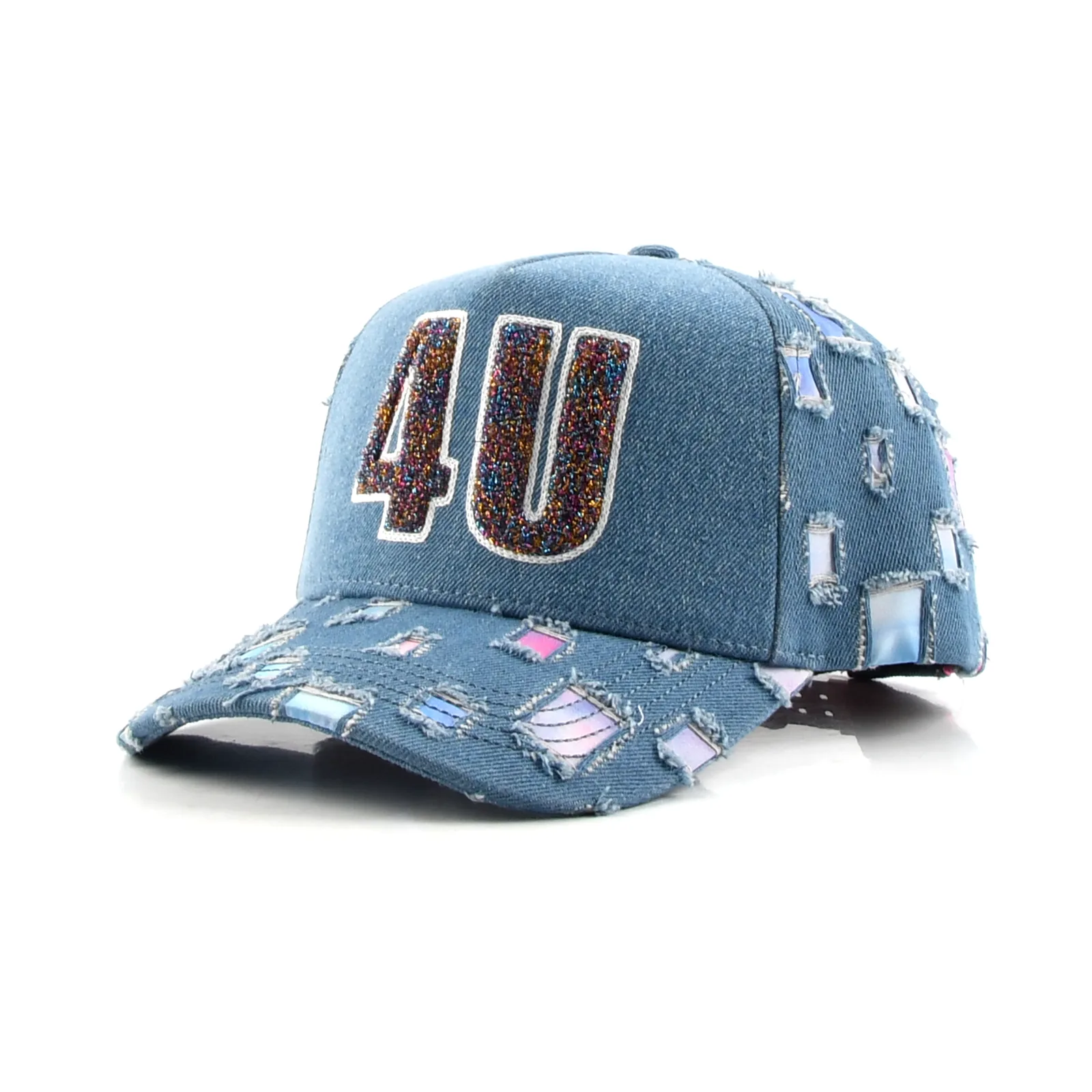 Streetwear 5-Panel Baseball Cap with Flat Embroidery