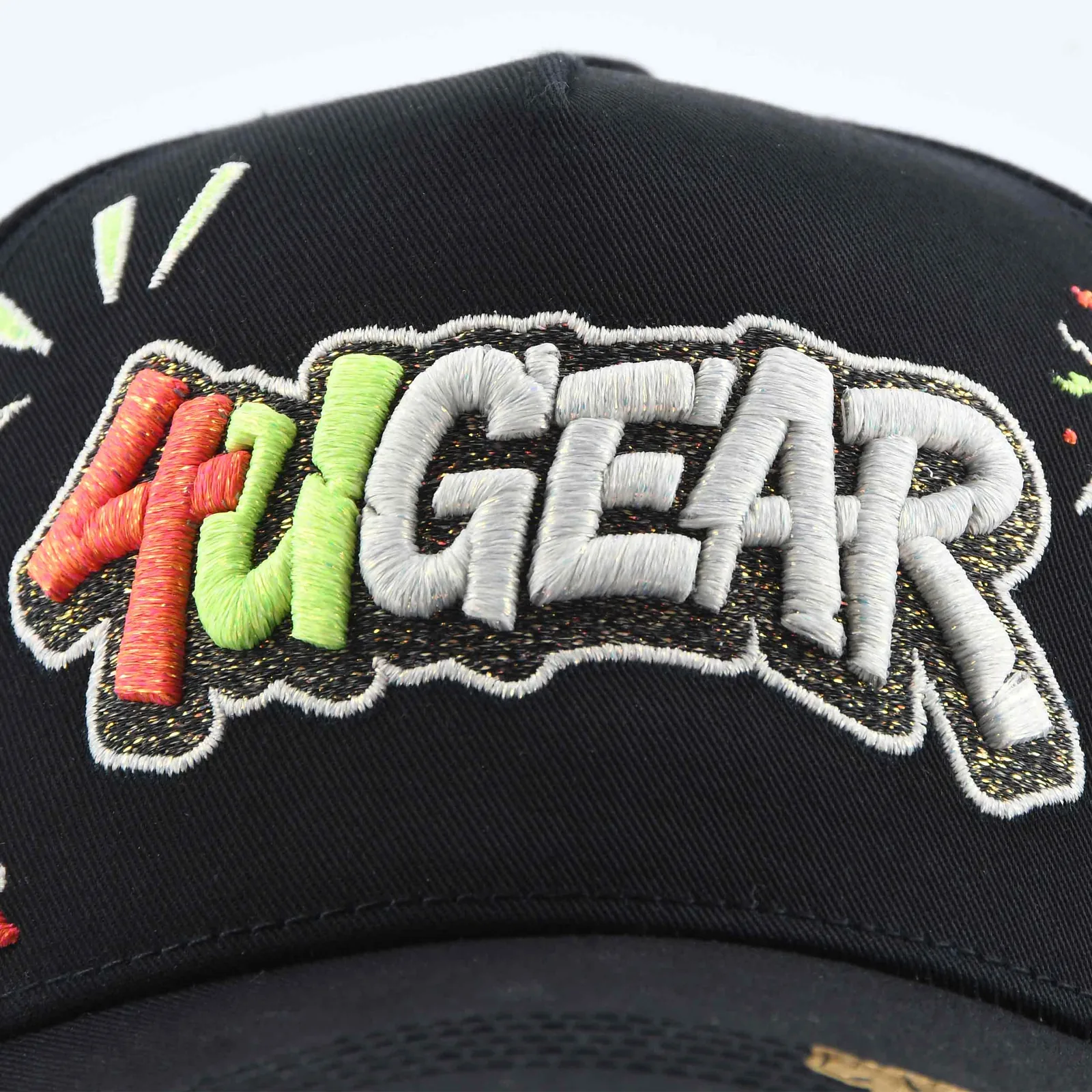 Streetwear 5-Panel Baseball Cap with Flat Embroidery and 3D Embroidery