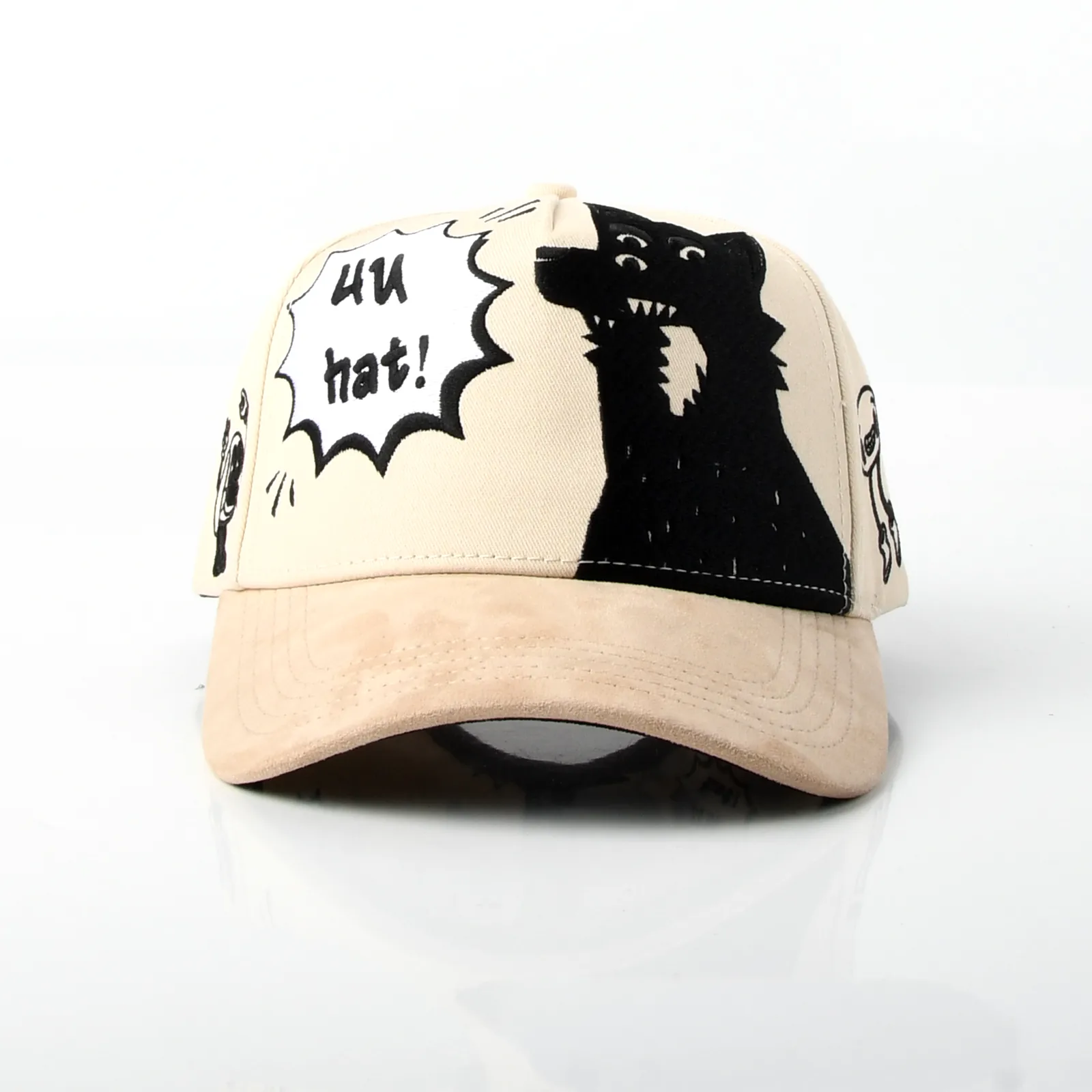 Streetwear 5-Panel Baseball Cap with Flat Embroidery and Tatami Embroidery