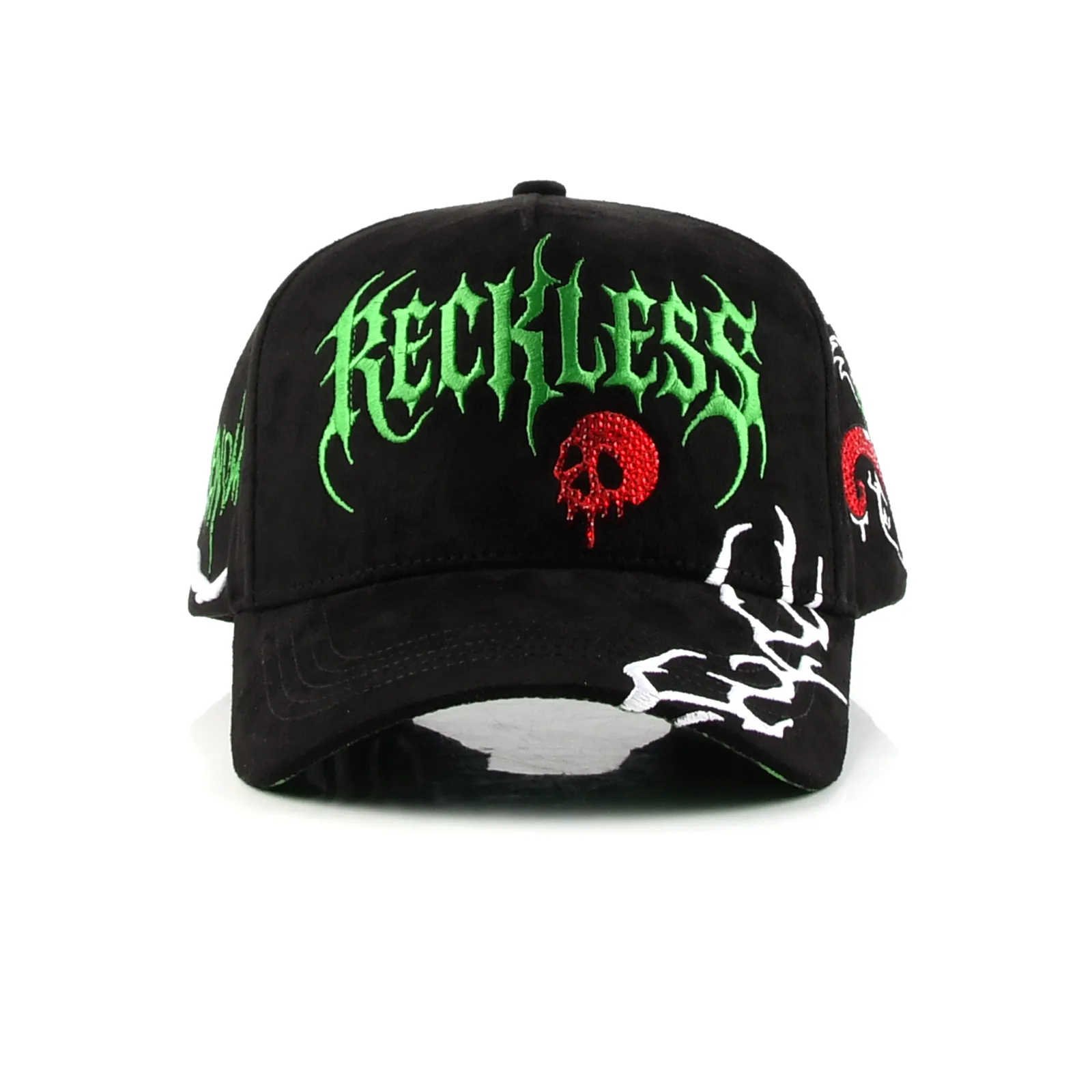 Streetwear Casquette baseball 5 panneaux avec broderie 3D