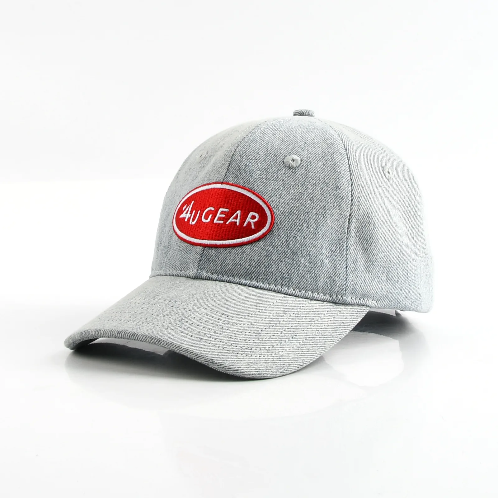 6-Panel Baseball Cap with 3D Embroidery