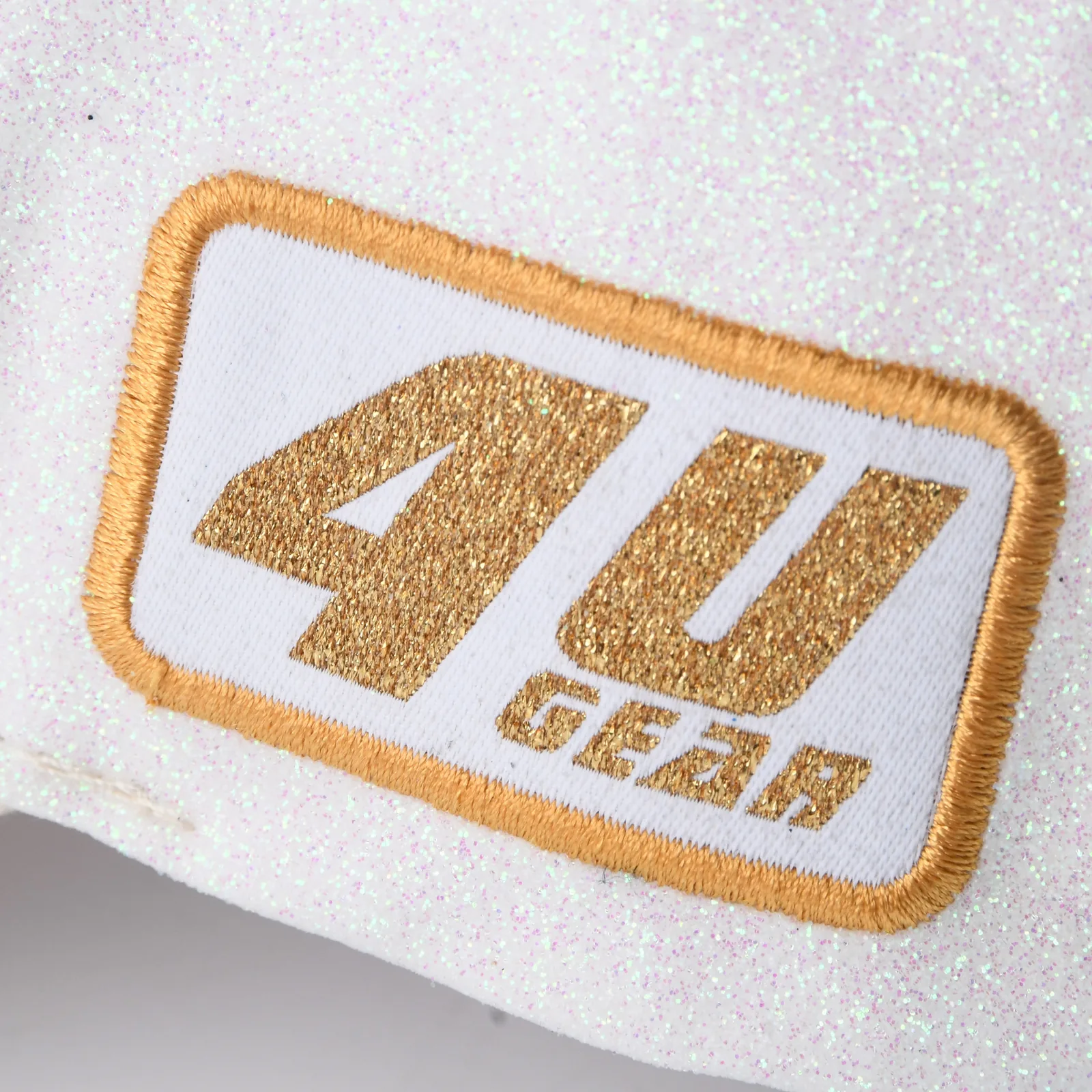 6-Panel Baseball Cap with Rhinestone and Metal Plate