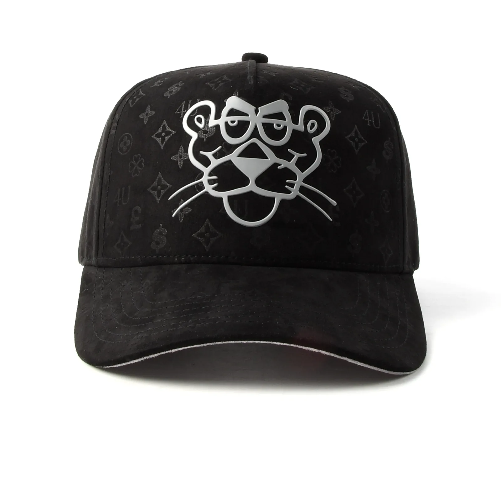 5-Panel Baseball Cap with High Frequency Embossing and Embossing