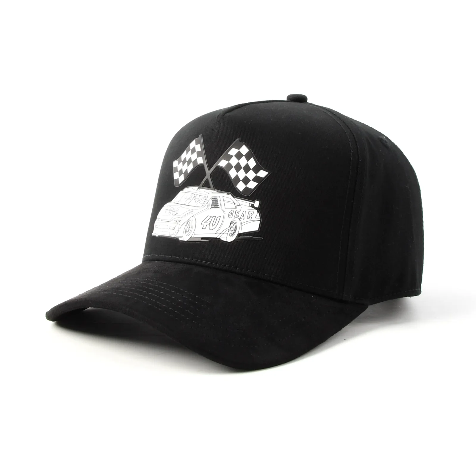 5-Panel Baseball Cap with 3D Embroidery and Seam Sealing