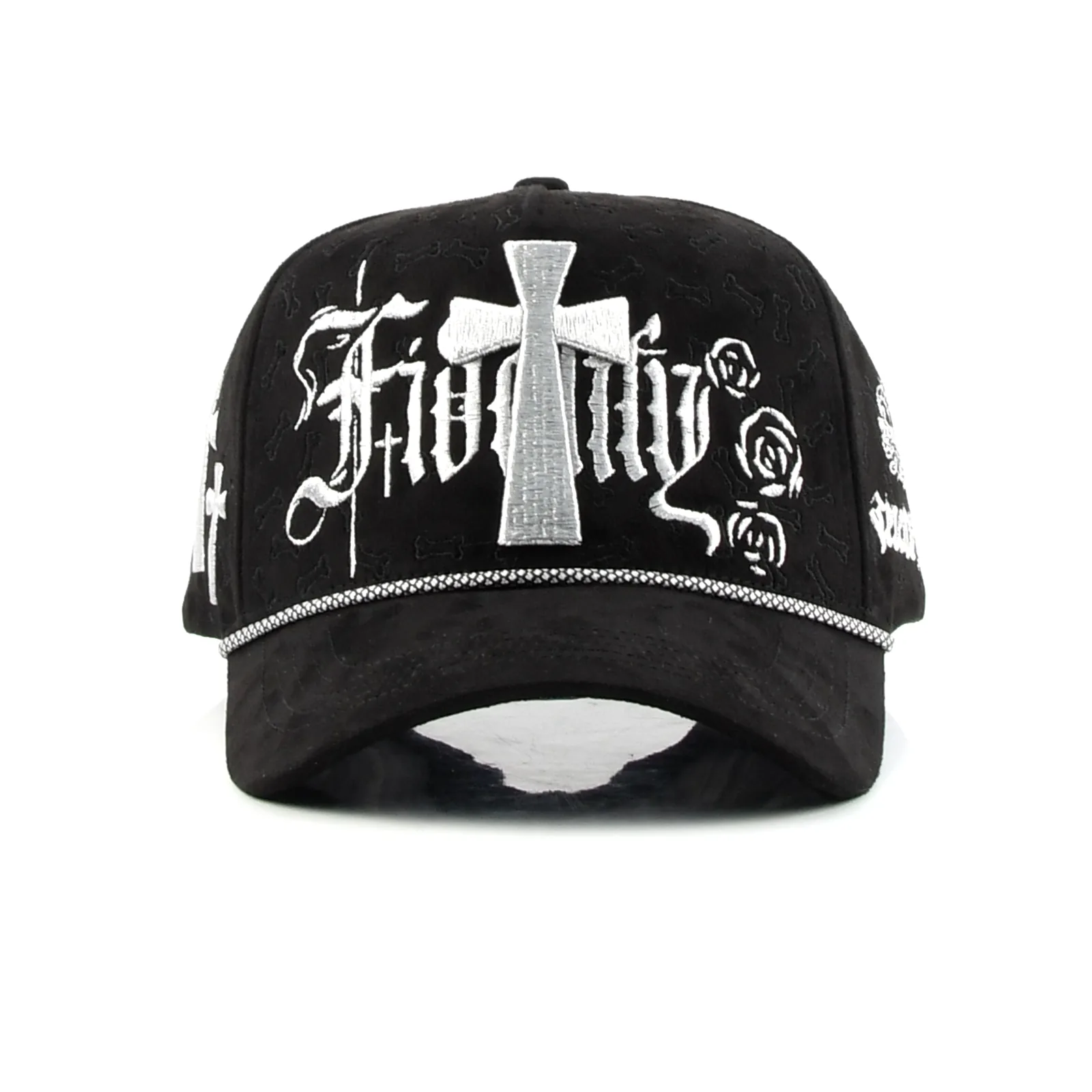 5-Panel Baseball Cap with Flat Embroidery and 3D Embroidery