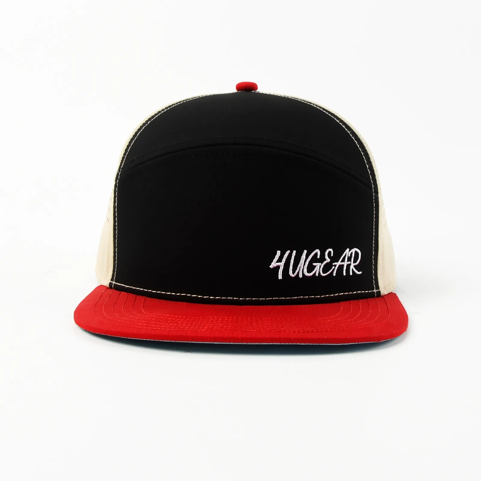 Custom Cap with Flat Embroidery and Rubber Patch