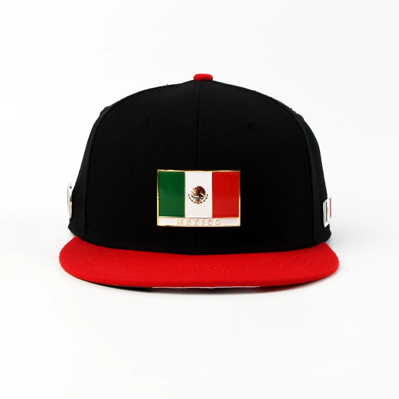 Custom Cap with Flat Embroidery and Metal Plate