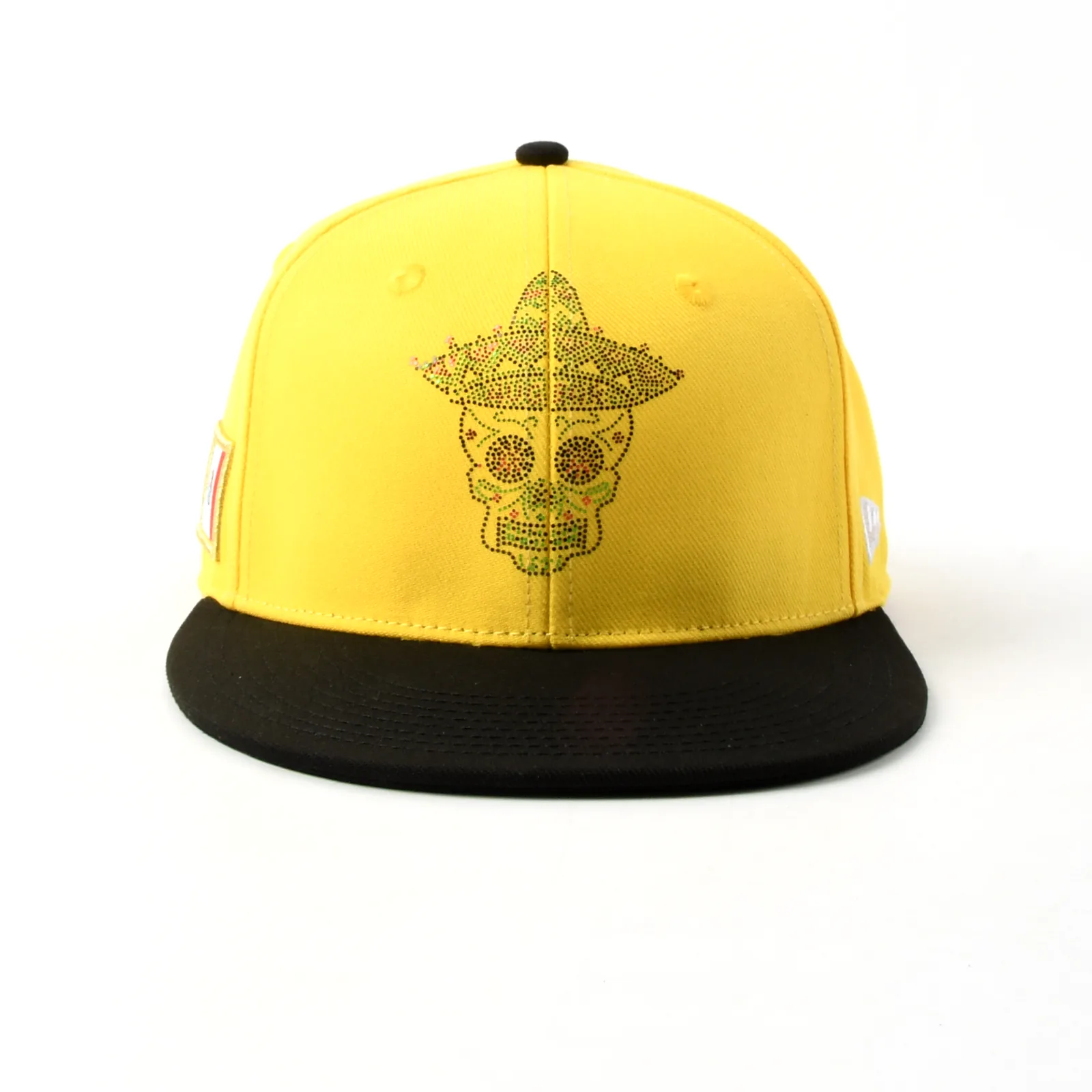 Custom Cap with Flat Embroidery and Border Embroidery