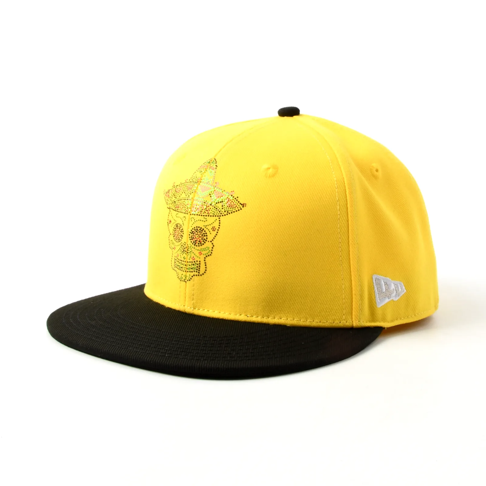 Custom Cap with Flat Embroidery and Border Embroidery