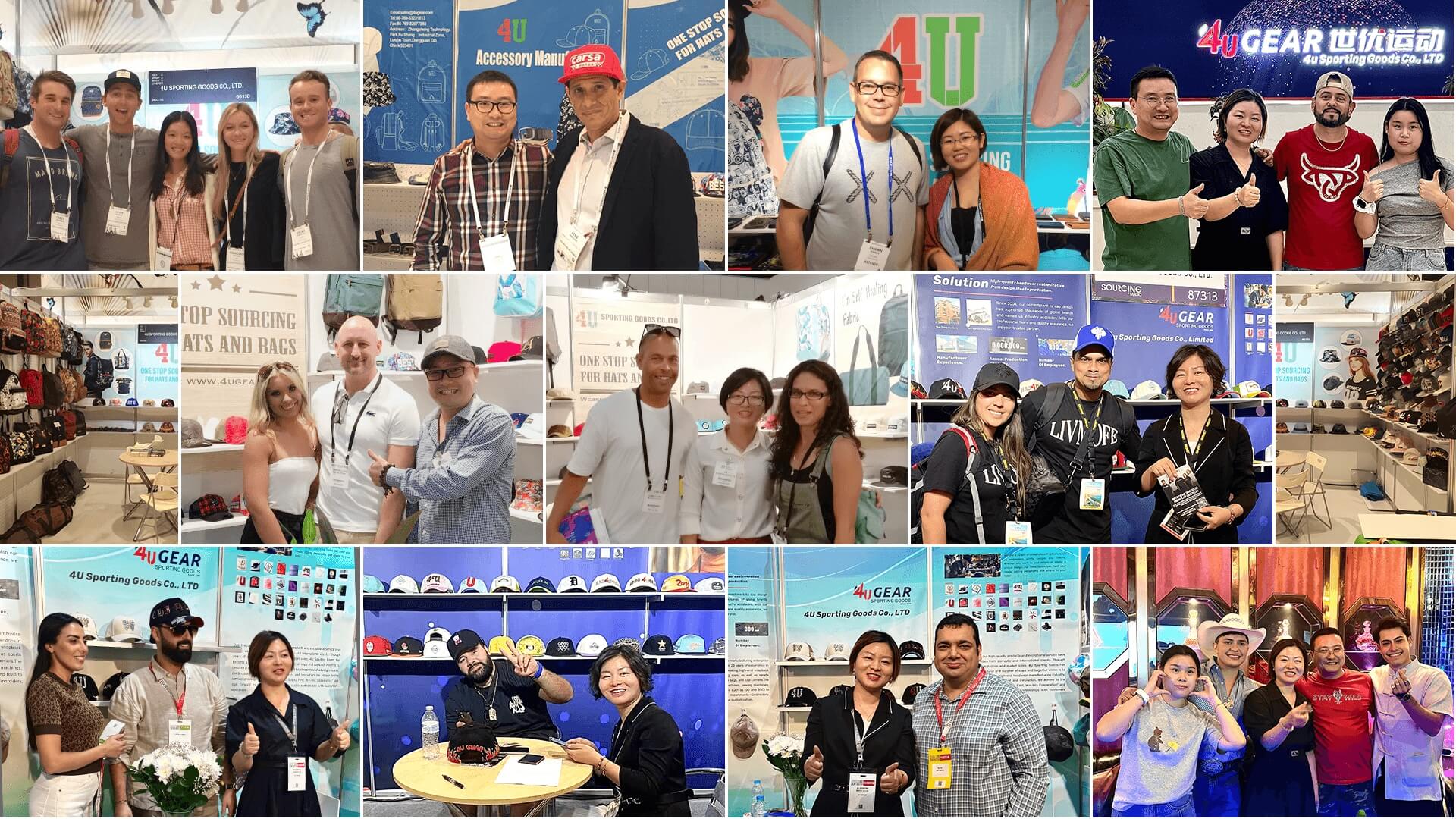 Customer and trade show collage image
